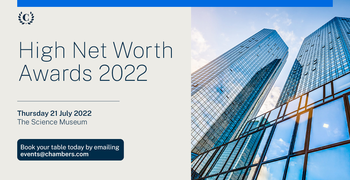 Chambers High Net Worth Awards Thursday 21 July 2022 Risk Assured